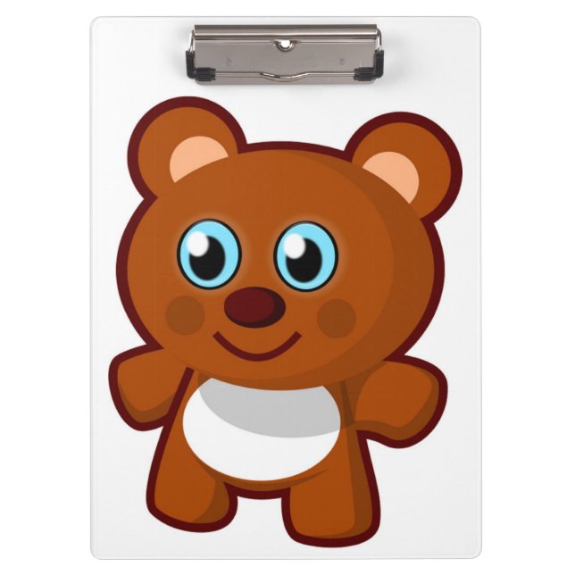 HAPPY TEDDY BEAR KLEMMBRETT (Vorderseite)