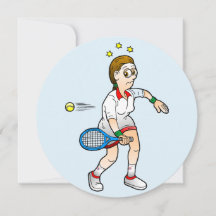 Happy Tennis Geburtstagskarte
