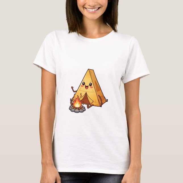 Happy Tent's Campfire Roast T-Shirt (Vorderseite)