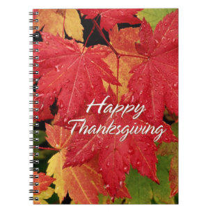 Happy Thanksgiving 8 Notebook Notizblock