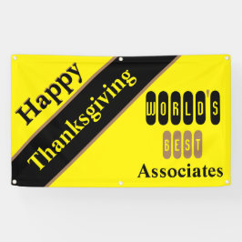 Happy Thanksgiving Associates Banner