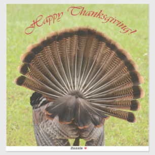 Happy Thanksgiving Aufkleber
