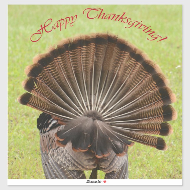 Happy Thanksgiving Aufkleber (Blatt)