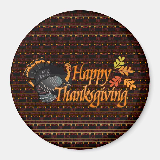 Happy Thanksgiving Best Magnet (Vorne)