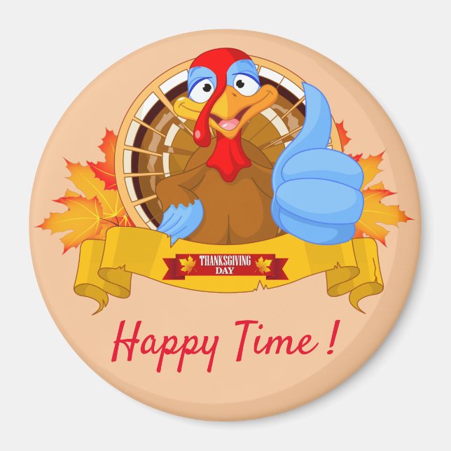 Happy Thanksgiving Best Magnet (Vorne)