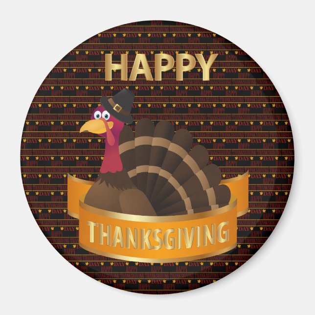 Happy Thanksgiving Best Magnet (Vorne)