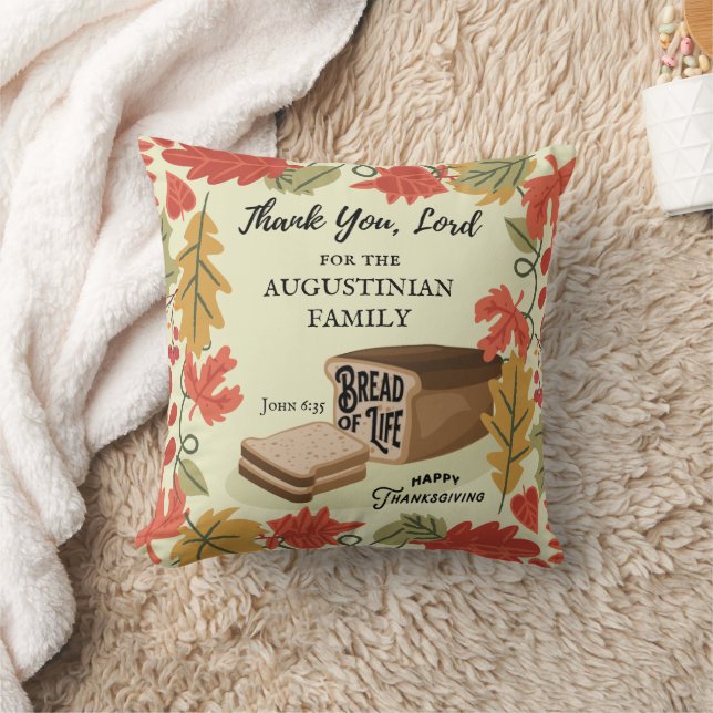 Happy Thanksgiving BREAD OF LIFE Kissen (Decke)