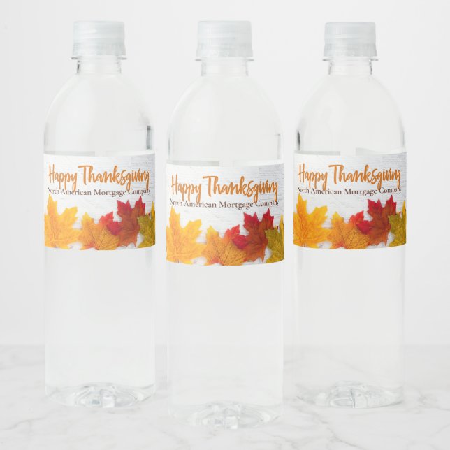 Happy Thanksgiving Business Custom Company Party (Flaschen)