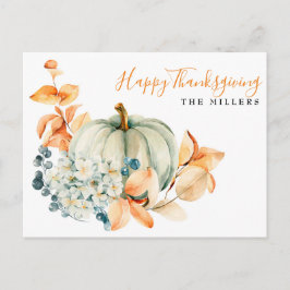 Happy Thanksgiving Card Postkarte