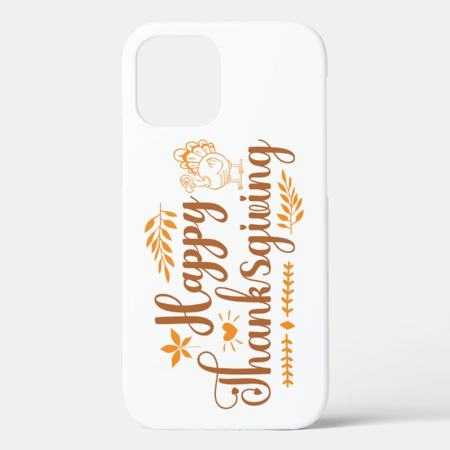 Happy Thanksgiving Case-Mate iPhone Hülle (Rückseite)