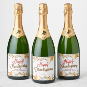 Happy Thanksgiving Chic Herbstlaubs Company Party