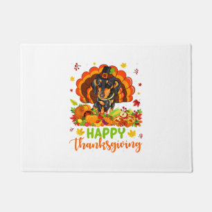 Happy Thanksgiving Dackel Hund Türkei Hund Lover Fußmatte
