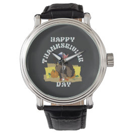 Happy Thanksgiving Day Armbanduhr