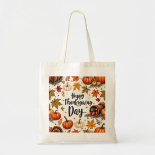 Happy Thanksgiving Day Budget Tasche
