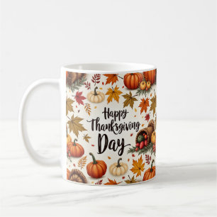 Happy Thanksgiving Day Classic Tasse