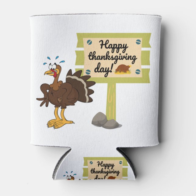 Happy Thanksgiving Day Funny Dosenkühler (Vorderseite)