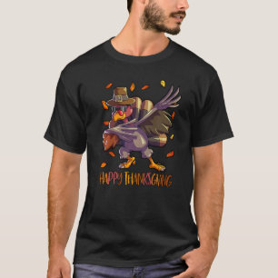 Happy Thanksgiving Day Funny Niedlich Pilgrim Türk T-Shirt