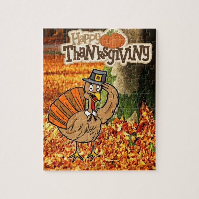 Happy Thanksgiving Day Jigsaw Puzzle (Vertikal)