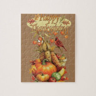 Happy Thanksgiving Day Jigsaw Puzzle