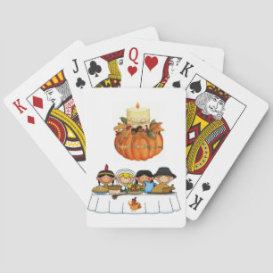 Happy Thanksgiving Day Playing Card Deck Spielkarten