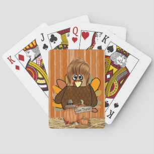 Happy Thanksgiving Day Playing Card Deck Spielkarten
