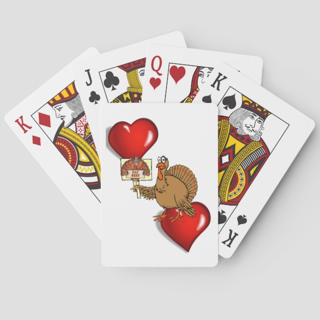 Happy Thanksgiving Day Playing Card Deck Spielkarten (Rückseite)