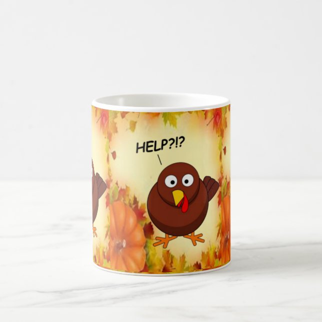 Happy Thanksgiving Day Tasse (Mittel)