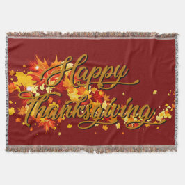 Happy Thanksgiving Decke