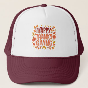 Happy Thanksgiving Erntedank Day Truckerkappe