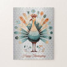 Happy Thanksgiving farbenfrohe Türkei Goldene Ster