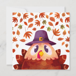 Happy Thanksgiving Feiertagskarte