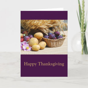 Happy Thanksgiving Feiertagskarte