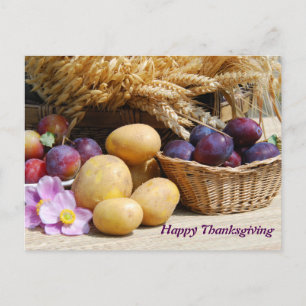 Happy Thanksgiving Feiertagspostkarte