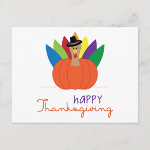 Happy Thanksgiving Feiertagspostkarte