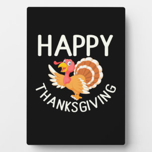 Happy Thanksgiving Fotoplatte