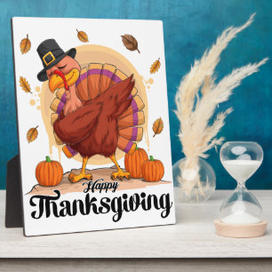 Happy Thanksgiving Fotoplatte
