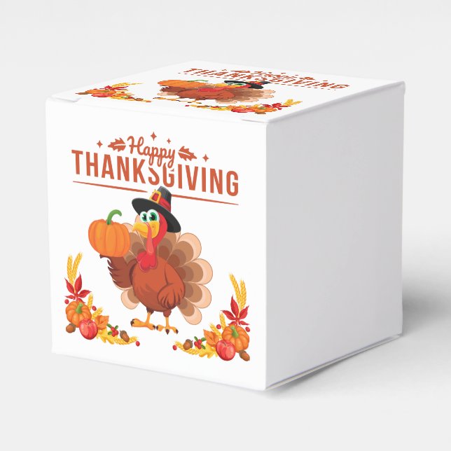 Happy Thanksgiving Geschenkschachtel (Vorderseite)