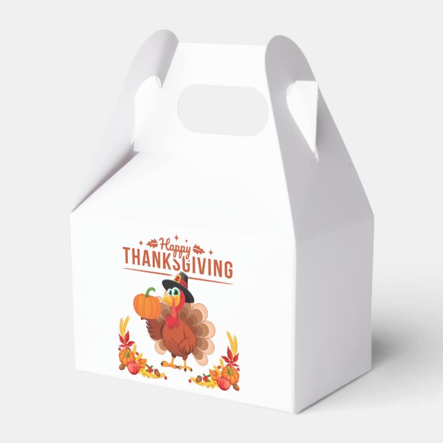 Happy Thanksgiving Geschenkschachtel (Vorderseite)