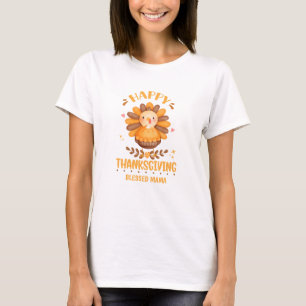 Happy Thanksgiving Gesegnete Mama T - Shirt