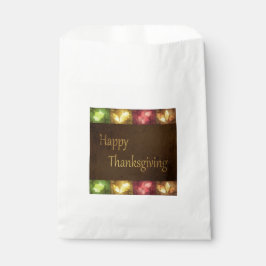 Happy Thanksgiving Grunge Blätter Geschenktütchen