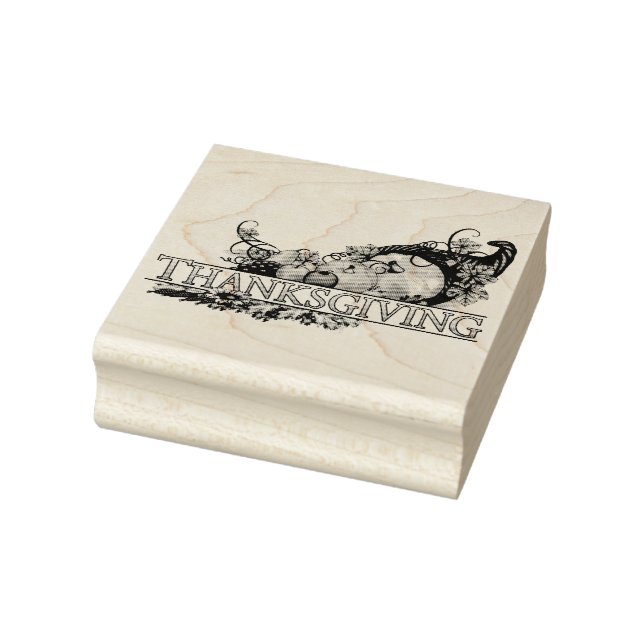 Happy Thanksgiving Gummistempel (Stempel)