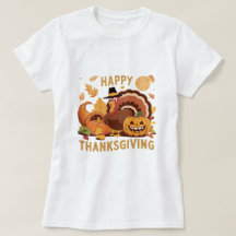 Happy Thanksgiving Herbst Ernte T - Shirt