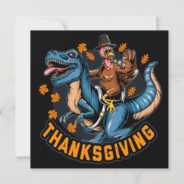 Happy Thanksgiving Holiday Card Feiertagskarte (Vorderseite)