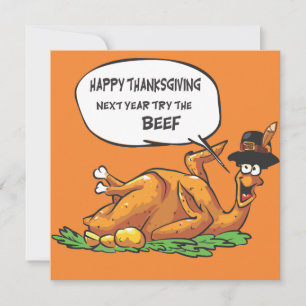Happy Thanksgiving Holiday Card Feiertagskarte