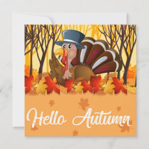 Happy Thanksgiving Holiday Card Feiertagskarte