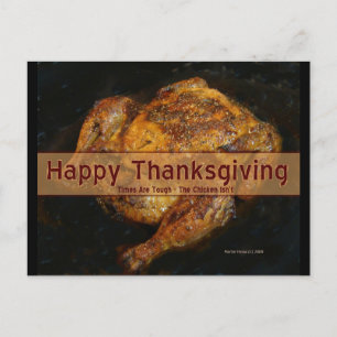 Happy Thanksgiving II Blue Beach Song™ Postkarte