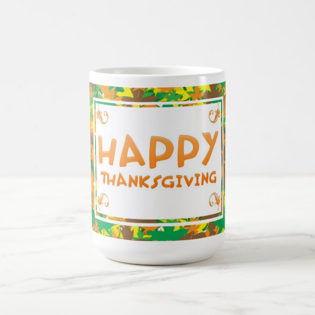 Happy Thanksgiving Kaffeetasse (Mittel)
