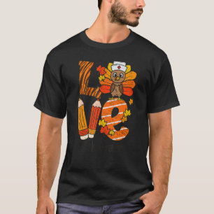 Happy Thanksgiving Liebe 8. Klasse Lehrer Türkei A T-Shirt