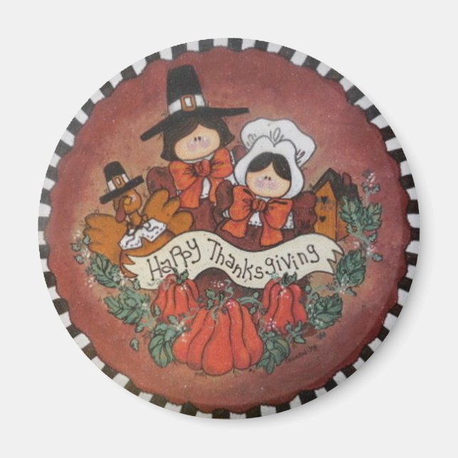 Happy Thanksgiving Magnet (Vorne)