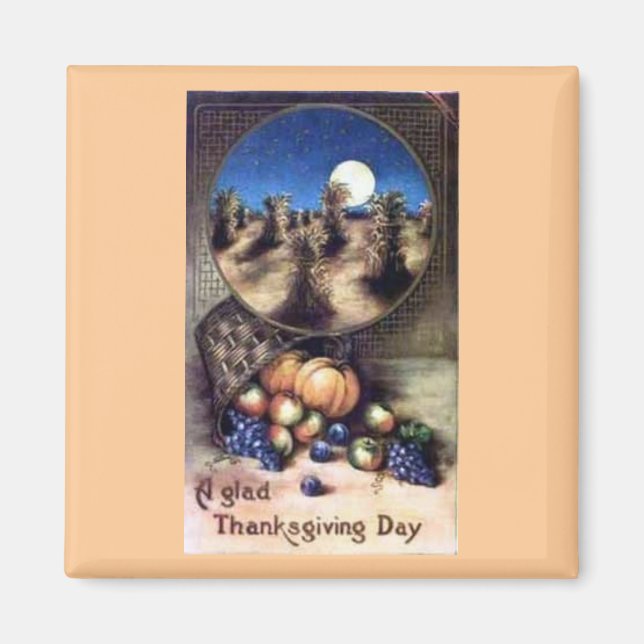 Happy Thanksgiving Magnet (Vorne)